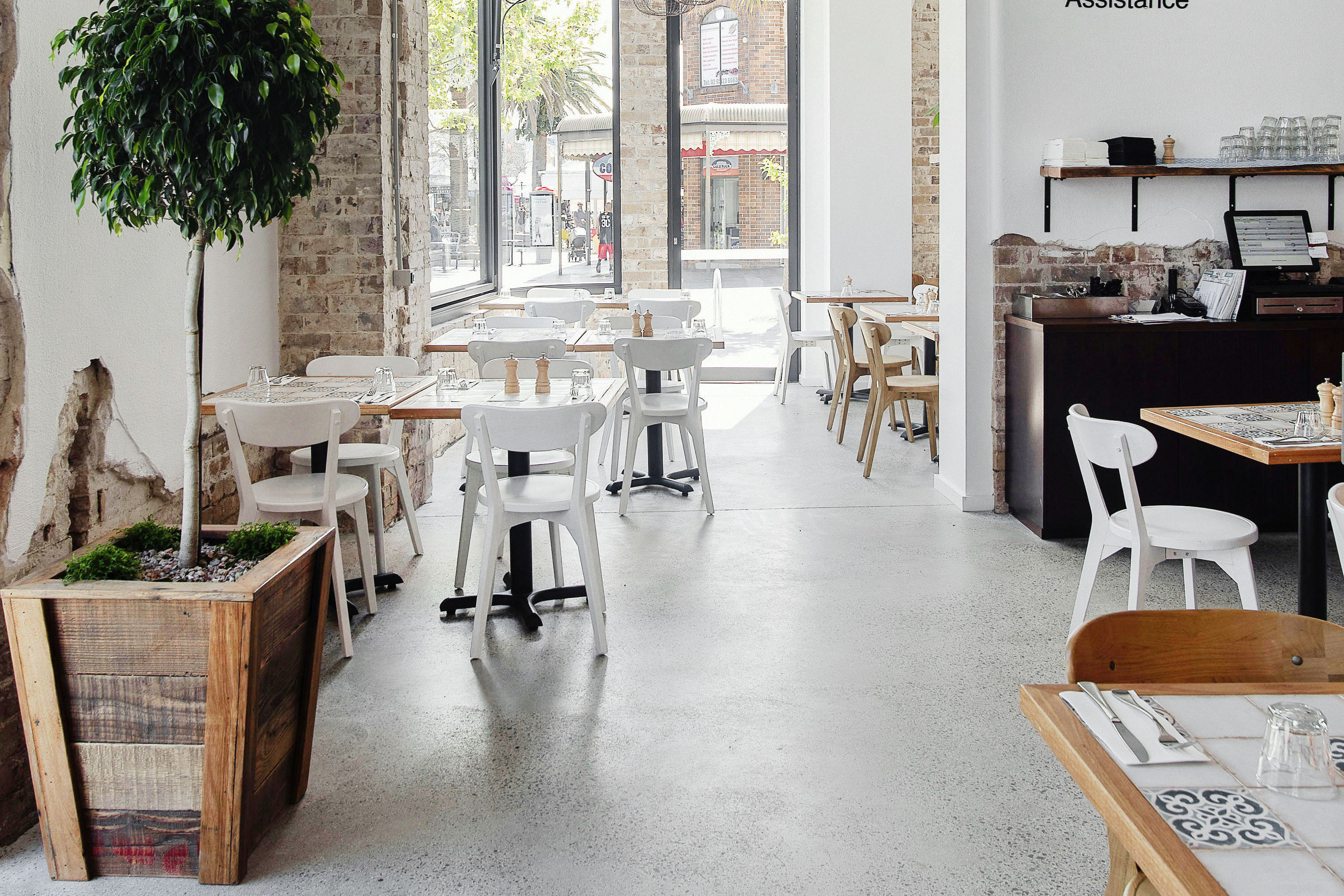 Cafe Polished Concrete