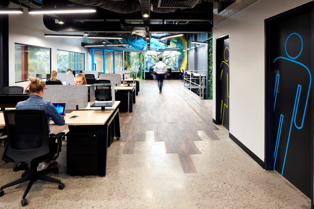 North Sydney Office Fitout Polyflor Vinyl Polished Concrete