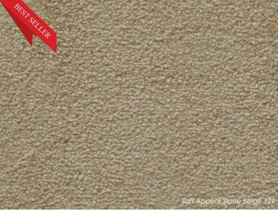 Tuftmaster Soft Appeal Stone Beige Carpet